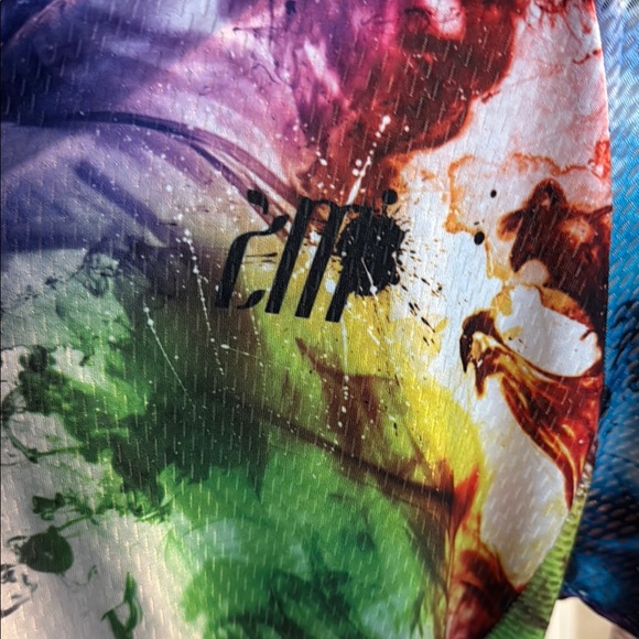 Chuang Di Multicolor full zip Cycling Jersey. Size US Large - Picture 4 of 6